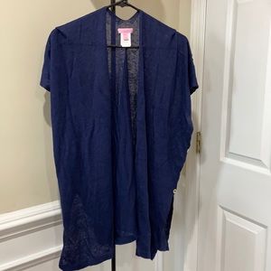 Lilly Pulitzer Size S/M Button side Linen Cardigan